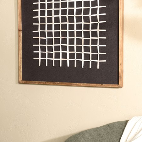 SANDY - Wall decoration 62x82cm geometric patterns Recycled pine