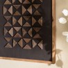 Wall decoration 62x82cm geometric patterns Recycled pine SANDY
