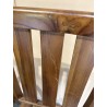 MAEVA - Set of 2 Stackable Armchairs in Oiled Teak Wood
