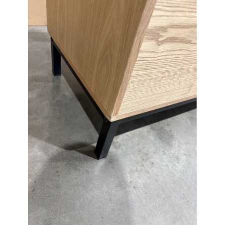 MARCEAU Sideboard with 3 Drawers and 2 Doors - Natural Cane Finish