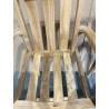 FUN - Set of 2 Stackable Teak Wood Garden Armchairs