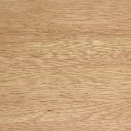 Round dining table D120 with decorative finish and natural oak legs with striated pattern - SYA