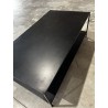 SECOND HAND - Table basse rectangulaire noire industrielle métal