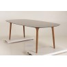 copy of copy of SECONDE MAIN - Table à manger ronde de jardin en céramique et acier