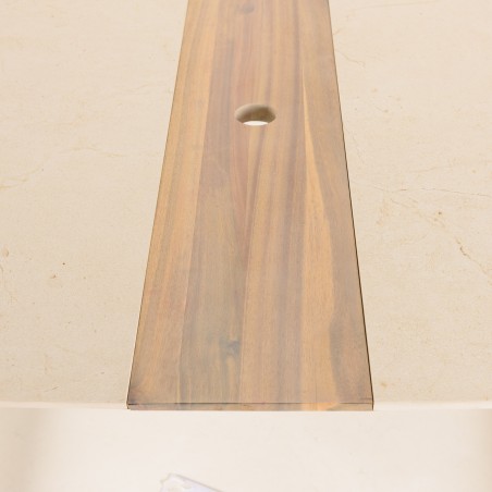 copy of copy of copy of SECONDE MAIN - Table à manger ronde de jardin en céramique et acier