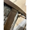 SECONDE MAIN - Lot de 2 chaises pliantes acacia et rotin synthétique