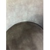 SECOND-HAND - Set of 2 pine green velvet chairs with rounded backs and steel legs