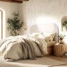 Tête de lit rembourrée pour lits 140/160cm couleur beige - Collection Arthur