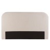 Upholstered headboard for 140/160 cm beds in beige - Arthur Collection