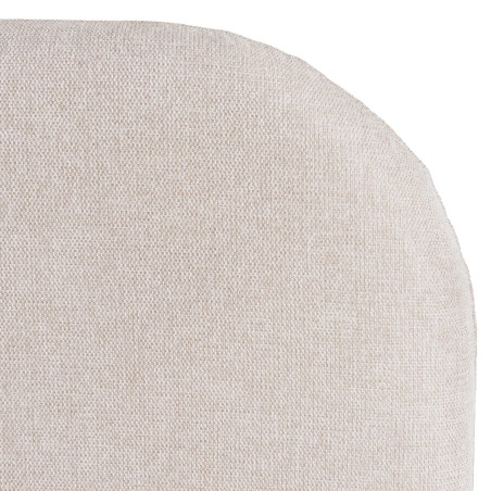Tête de lit rembourrée pour lits 140/160cm couleur beige - Collection Arthur