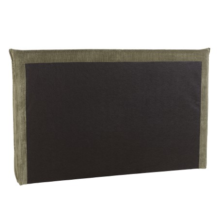 Upholstered headboard for 140/160 cm beds in green corduroy - Arthur Collection