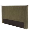 Tête de lit rembourrée pour lits 160/180cm velours côtelé vert - Collection Arthur