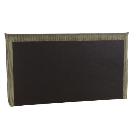 Tête de lit rembourrée pour lits 160/180cm velours côtelé vert - Collection Arthur
