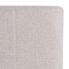 Tête de lit rembourrée pour lits 140/160cm couleur grise - Collection ARTHUR