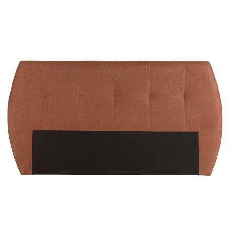 Tête de lit rembourrée pour lits 140/160cm couleur terracotta / orange