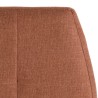 Tête de lit rembourrée pour lits 140/160cm couleur terracotta / orange