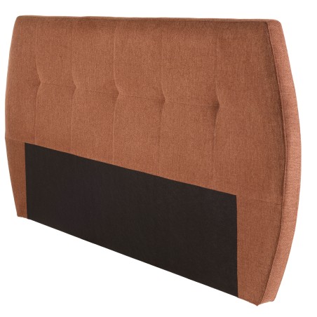 Tête de lit rembourrée pour lits 140/160cm couleur terracotta / orange