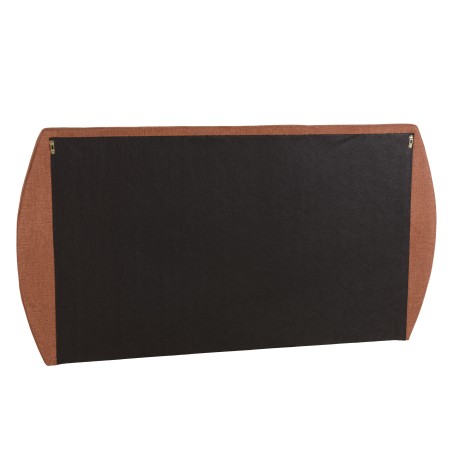 Tête de lit rembourrée pour lits 140/160cm couleur terracotta / orange