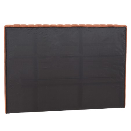 Tête de lit rembourrée pour lits 140/160cm velours orange