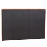 Tête de lit rembourrée pour lits 140/160cm velours orange