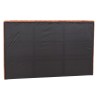 Tête de lit rembourrée pour lits 140/160cm velours orange