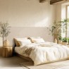 Upholstered headboard for 140/160 cm beds, linen colour