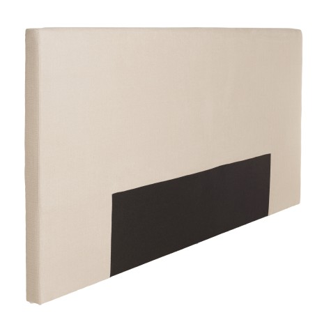 Upholstered headboard for 140/160 cm beds, linen colour