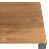 Table à manger ext. 250/350x100cm teck recyclé pieds métal Table à manger ext. 250/350x100cm teck recyclé pieds métal