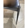 SECONDE MAIN - Table à manger rectangulaire noire 220x100cm piètement métal
