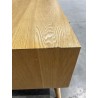 Natural-coloured coffee table with 2 drawers | SECOND HAND