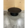 SECONDE MAIN - Table basse ronde noire D90cm