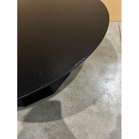 SECONDE MAIN - Table basse ronde noire D90cm