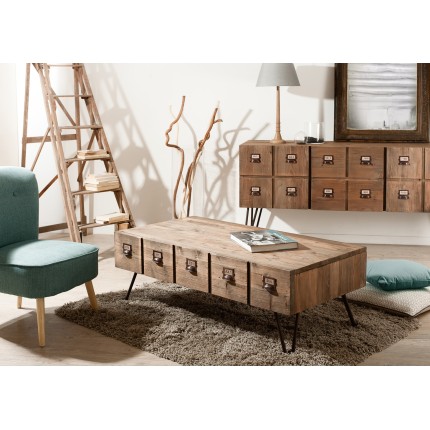 OCTAVE - Wooden Coffee Table with 1 Drawer