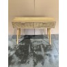 RODRIGO Natural-Coloured Console Table with 2 Drawers