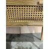 SECONDE MAIN - Console couleur naturelle 2 tiroirs bois
