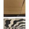 SECONDE MAIN - Décoration murale C - 63x93cm en papier japonais, cadre noir