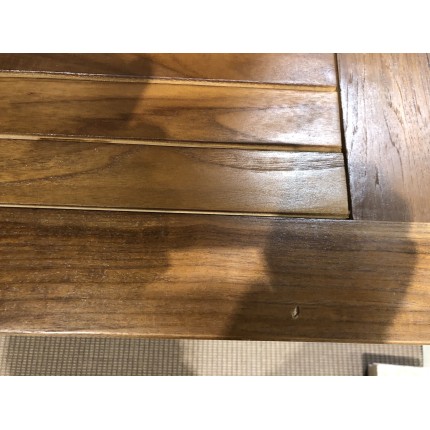 MAEVA Garden Table - Rectangular Teak Wood - 180/240 x 100 cm