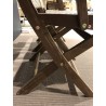 VICK - Set of 2 Folding Garden Armchairs | Acacia Wood & Rattan