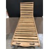 Premium Teak Sun Lounger with Wheels - Rot-Resistant Garden Furniture