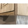 SECOND HAND - RODRIGO - Natural-colored bedside table with 1 drawer and cane detailing