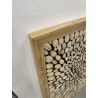 Déco 120x70cm branches de teck, cadre naturel | SECONDE MAIN