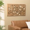 Déco 120x70cm formes arrondies teck | SECONDE MAIN