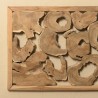 Déco 120x70cm formes arrondies teck | SECONDE MAIN