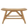 Banc 1 place en bois et rotin | Collection Amy Banc 1 place en bois et rotin | Collection Amy