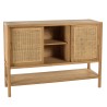 2-shelf, 3-door sideboard in mindi wood and natural rattan | Amy Collection 2-shelf, 3-door sideboard in mindi wood and natural rattan | Amy Collection