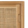 Buffet 2 étagères 2 portes coulissantes en mindi et rotin naturel | Collection Amy Buffet 2 étagères 2 portes coulissantes en mindi et rotin naturel | Collection Amy
