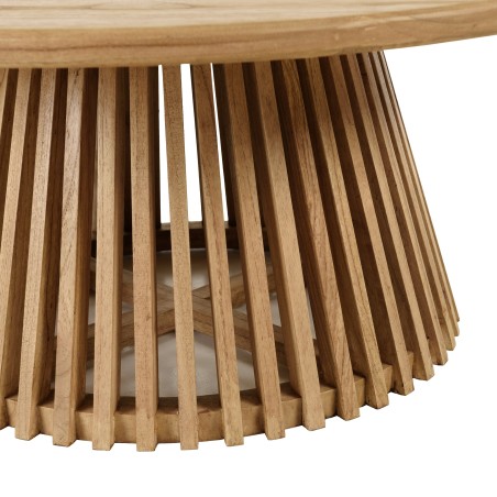 Round coffee table with central leg | Amy Collection