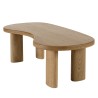Wave-shaped coffee table in mindi wood | Amy Wave-shaped coffee table in mindi wood | Amy