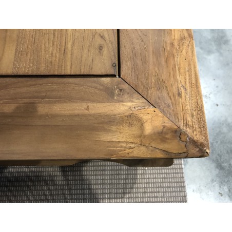 SECONDE MAIN - Table opium 120x120cm en teck recyclé