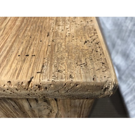 SANDY TV Stand in Brown with 6 Drawers | Recycled Pine